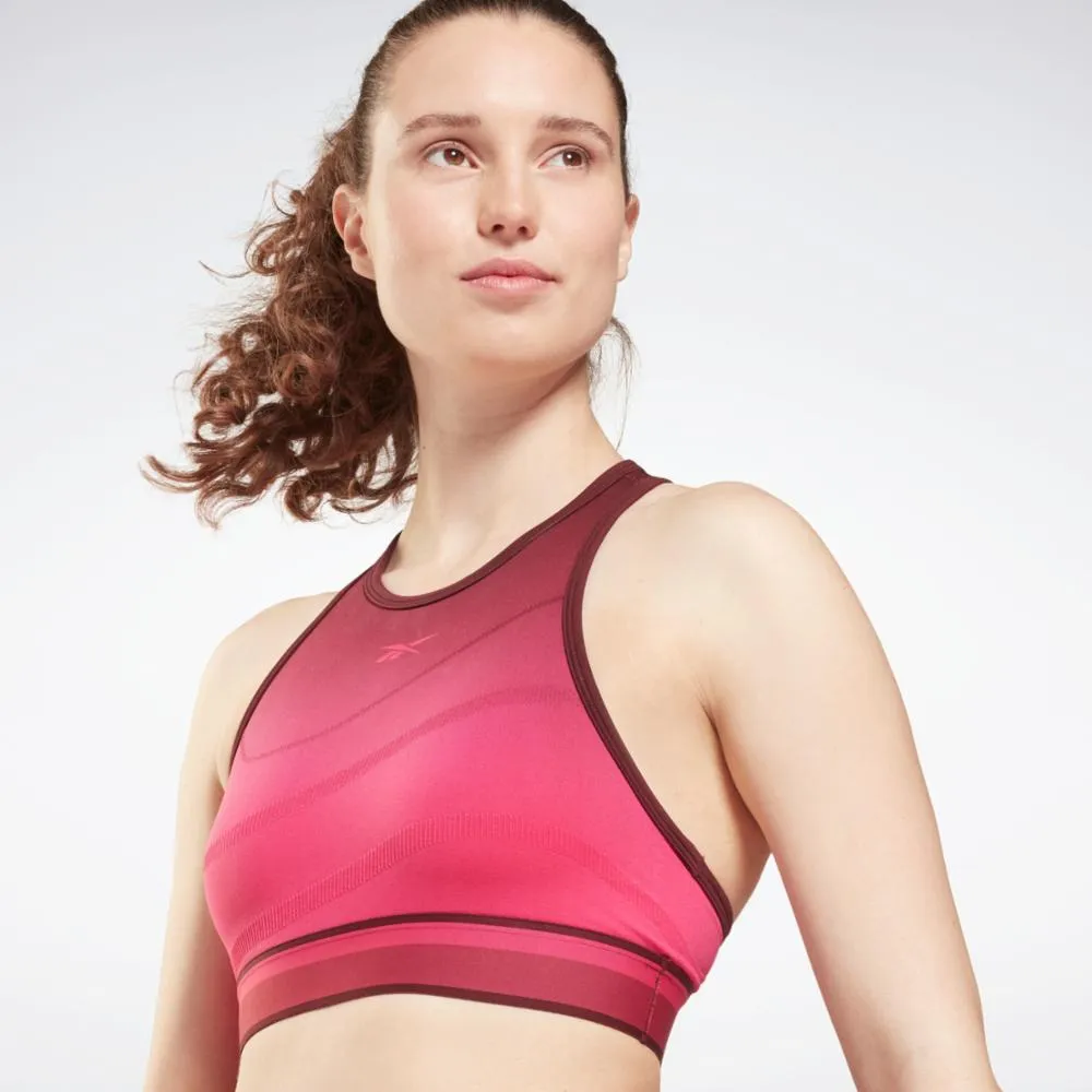 Reebok Apparel Women United By Fitness Seamless Crop Top MAROON/PURPNK sold by Reebok product image thumbnail 4