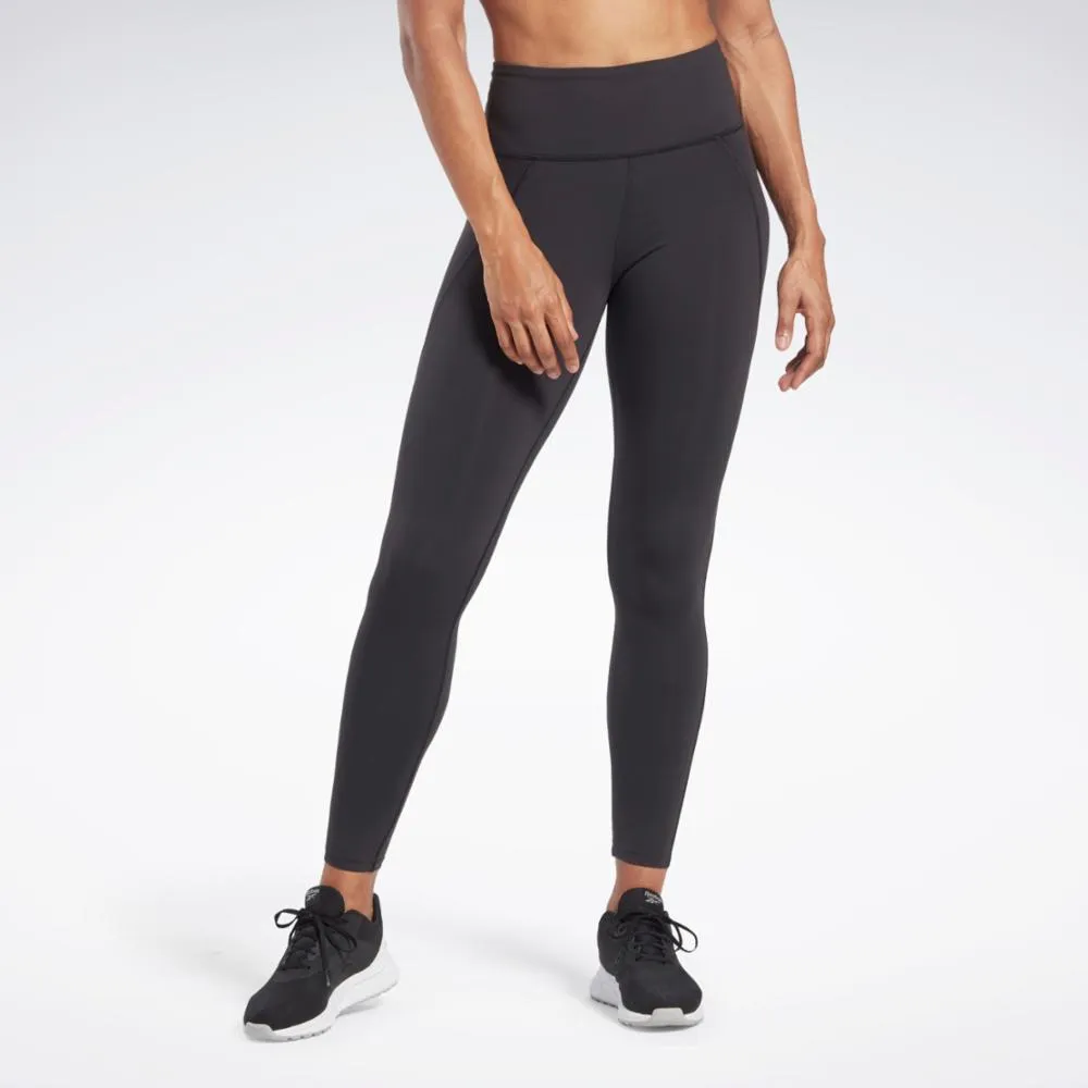 Reebok Apparel Women Lux High-Waisted Leggings BLACK sold by Reebok