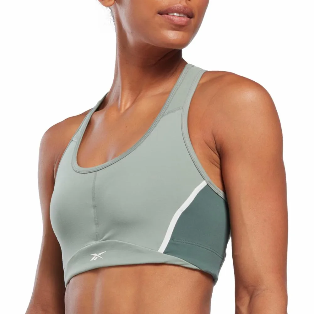 Reebok Apparel Women Lux Racer Padded Colorblock Bra HARGRN sold by Reebok product image thumbnail 4