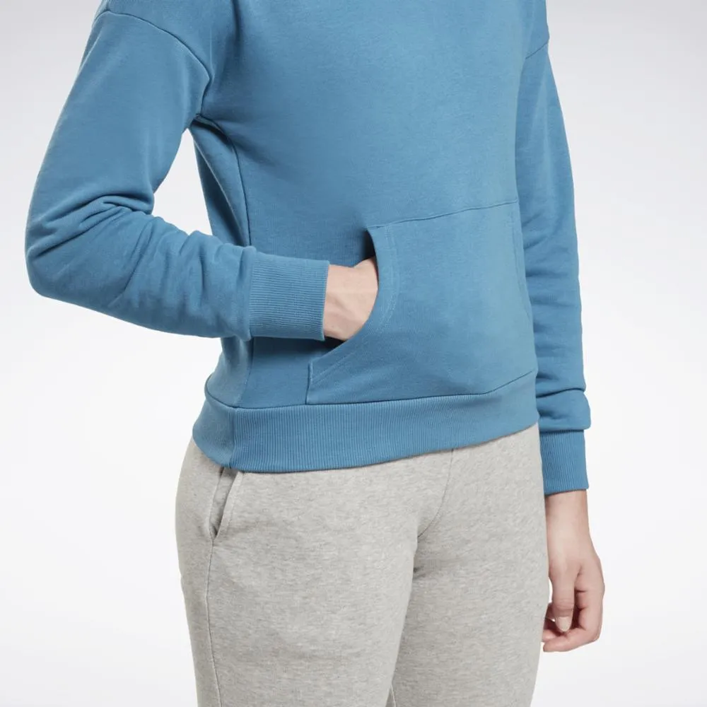 Reebok Apparel Women Reebok Identity Small Logo French Terry Hoodie STEBLU sold by Reebok product image thumbnail 5