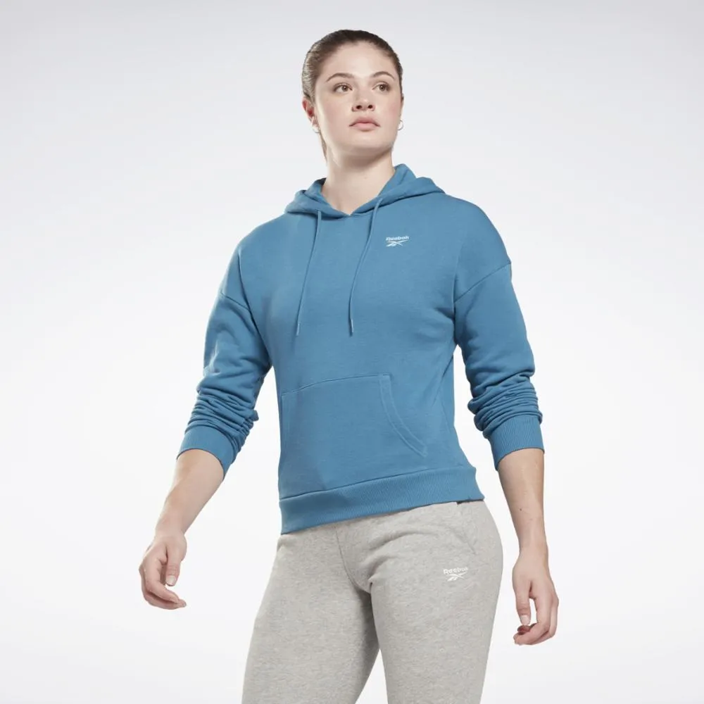 Reebok Apparel Women Reebok Identity Small Logo French Terry Hoodie STEBLU sold by Reebok product image thumbnail 2