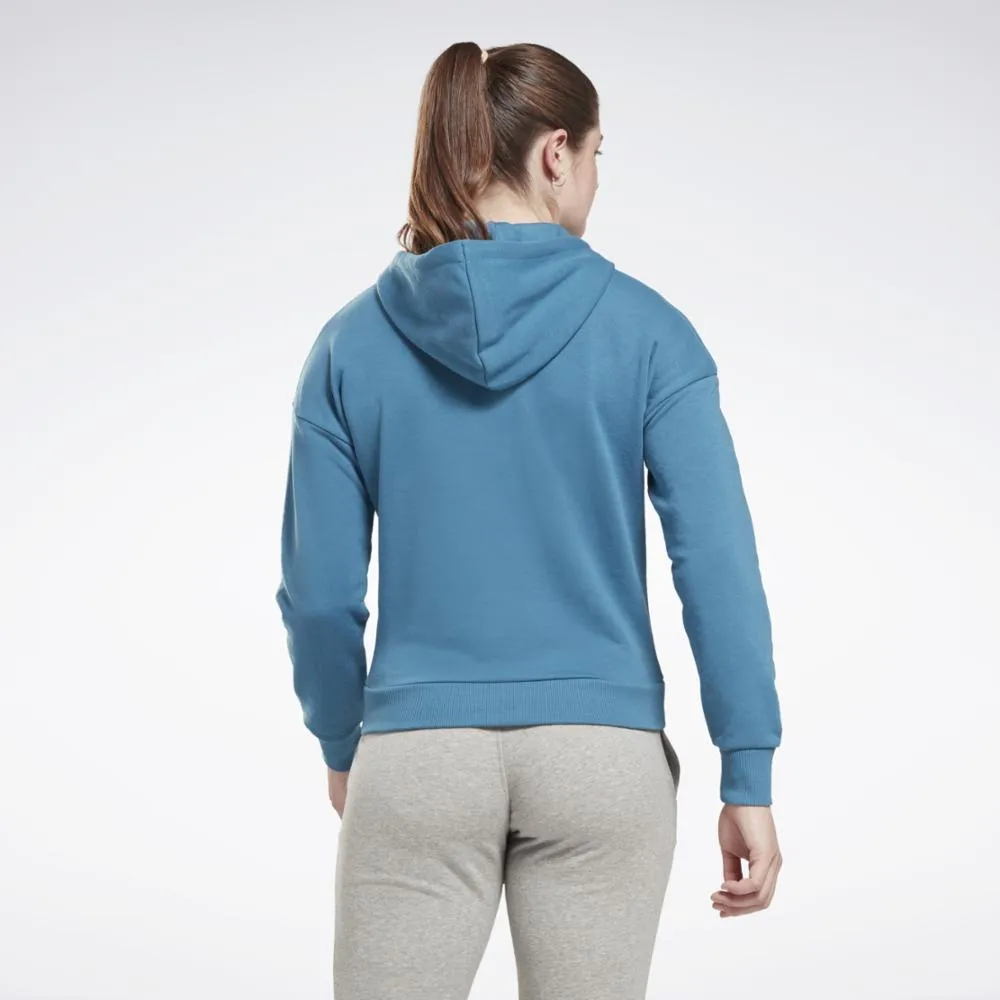 Reebok Apparel Women Reebok Identity Small Logo French Terry Hoodie STEBLU sold by Reebok product image thumbnail 3