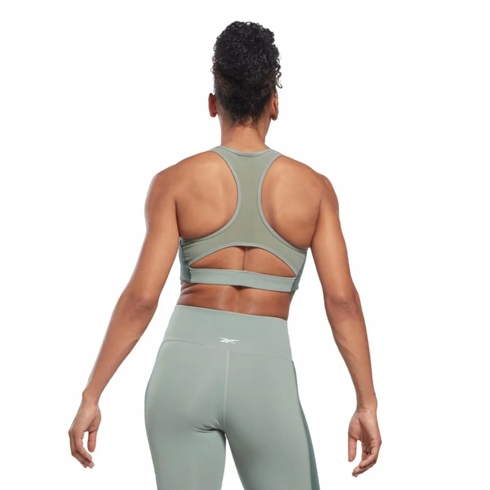 Reebok Apparel Women Lux Racer Padded Colorblock Bra HARGRN sold by Reebok product image thumbnail 3