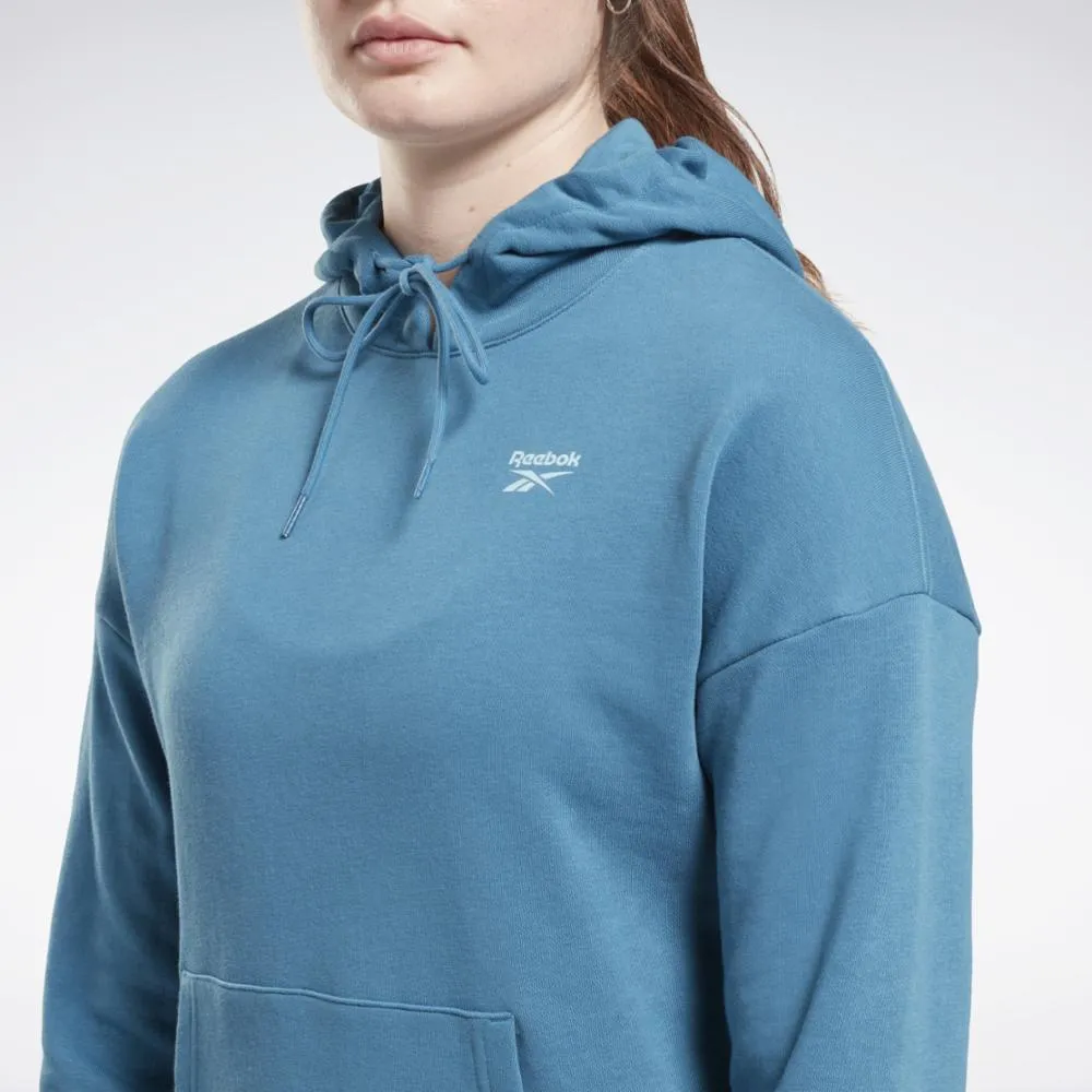 Reebok Apparel Women Reebok Identity Small Logo French Terry Hoodie STEBLU sold by Reebok product image thumbnail 4