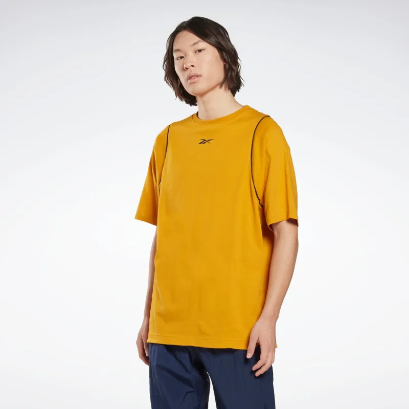 Reebok Apparel Men Myt Graphic T-Shirt Bright Ochre sold by Reebok