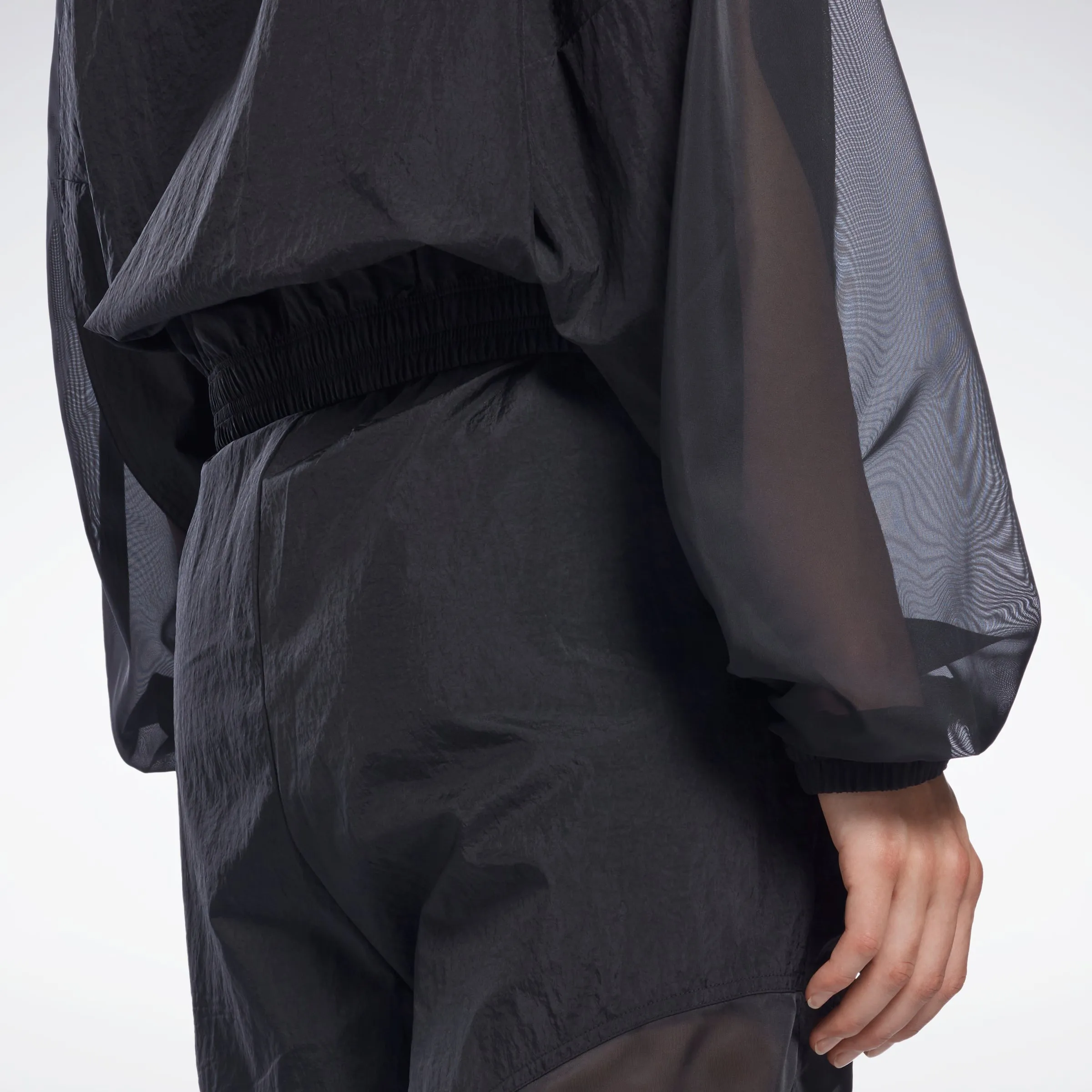 Reebok Apparel Women Studio Opaque Woven Jacket Black sold by Reebok product image thumbnail 5