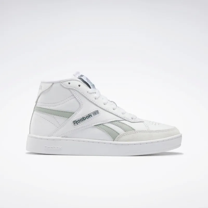 Reebok Footwear Women Club C Form Hi Shoes FTWWHT/SEASPR/CHLGRN sold by Reebok
