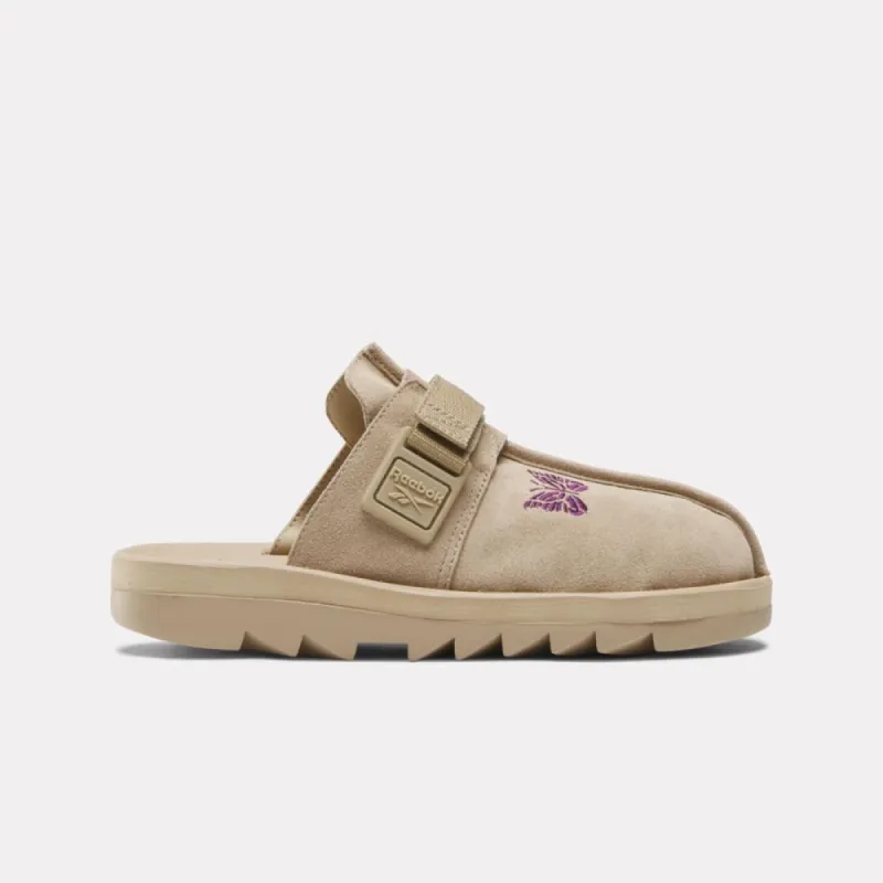 Reebok Footwear Men Reebok x Needles Beatnik Slides CANVAS/EXTM-PURPLE/CANVAS sold by Reebok