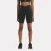 Reebok Apparel Women Workout Ready Basic Bike Shorts NIGHT BLACK sold by Reebok