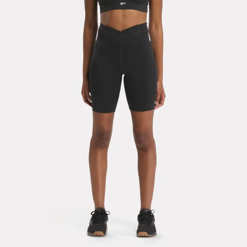 Reebok Apparel Women Workout Ready Basic Bike Shorts NIGHT BLACK sold by Reebok