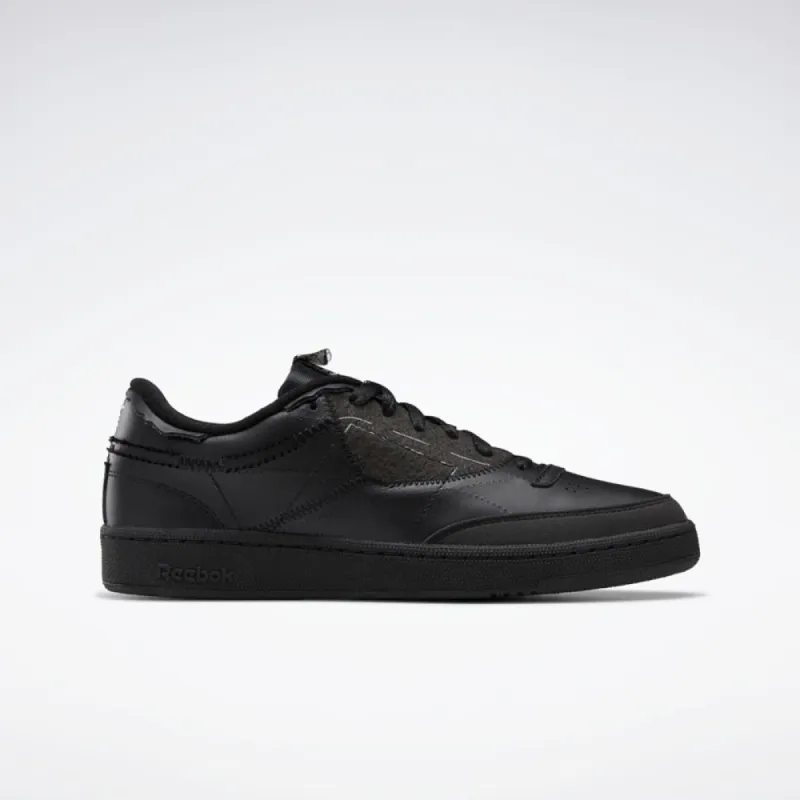 Reebok Footwear Men Maison Margiela Project 0 Club C Shoes BLACK/FTWWHT/BLACK sold by Reebok