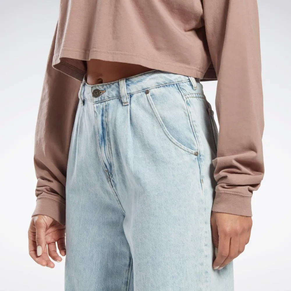 Reebok Apparel Women Reebok Classics Cotton Long Sleeve Top TAUPE sold by Reebok product image thumbnail 5