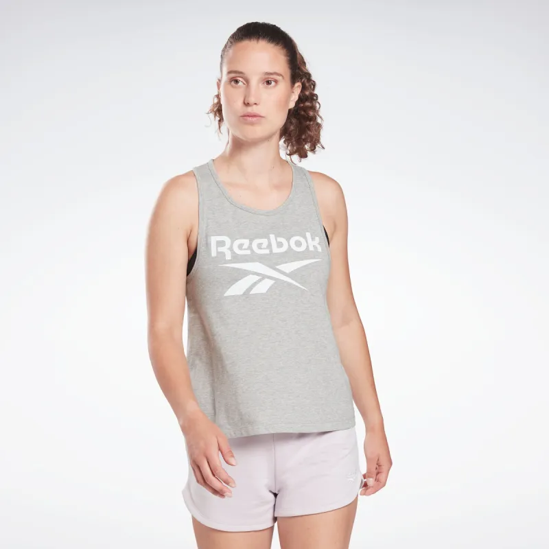 Reebok Apparel Women Reebok Identity Tank Top Mgreyh sold by Reebok