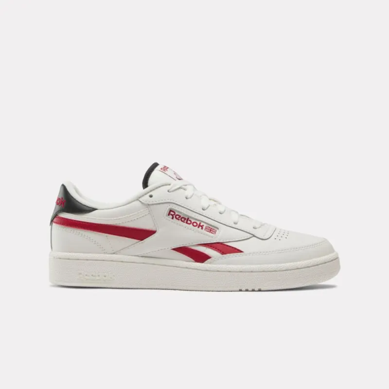 Reebok Footwear Men Club C Revenge Shoes CHALK/FLASRD/BLACK sold by Reebok