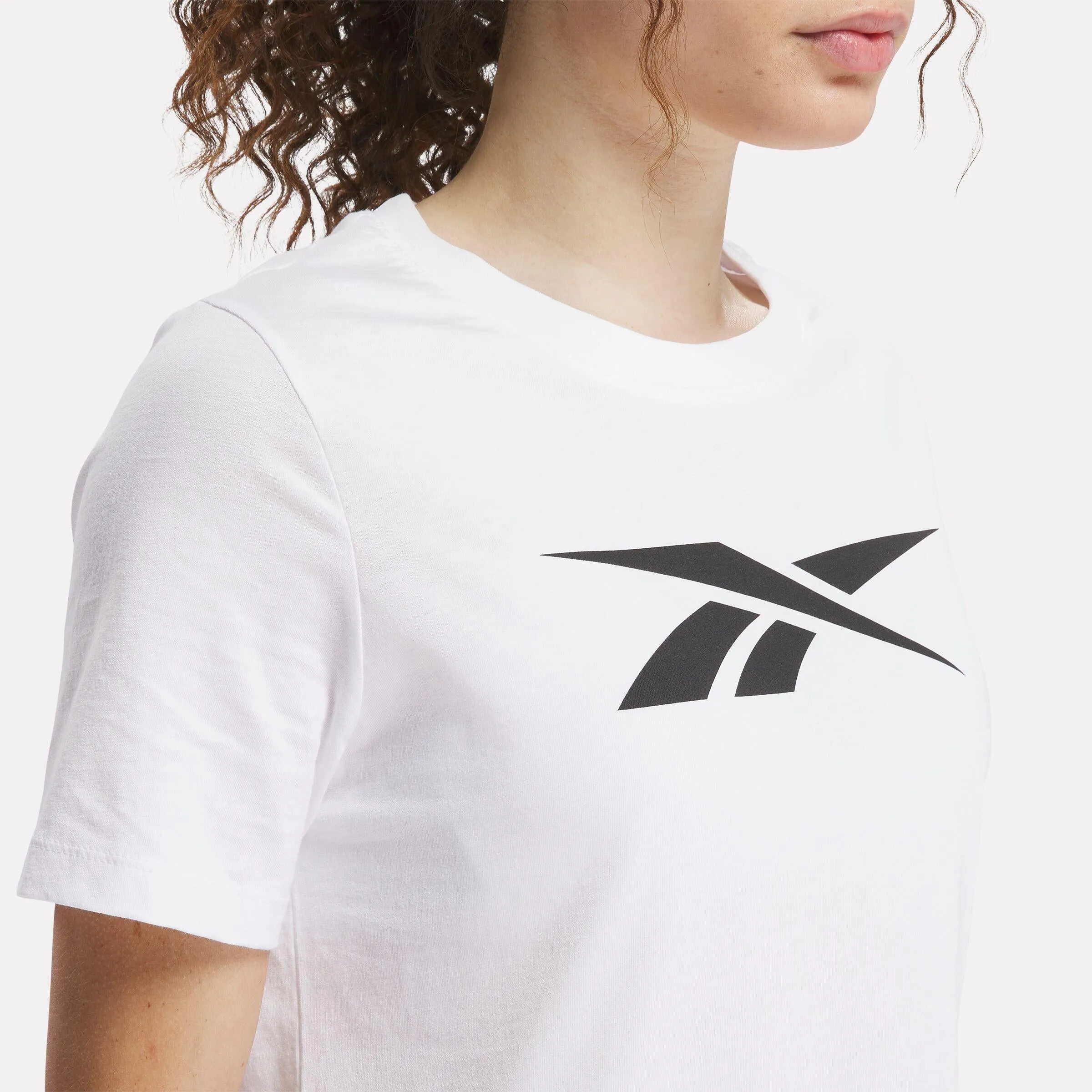 Reebok Apparel Women Vector Graphic T-Shirt WHITE sold by Reebok product image thumbnail 5