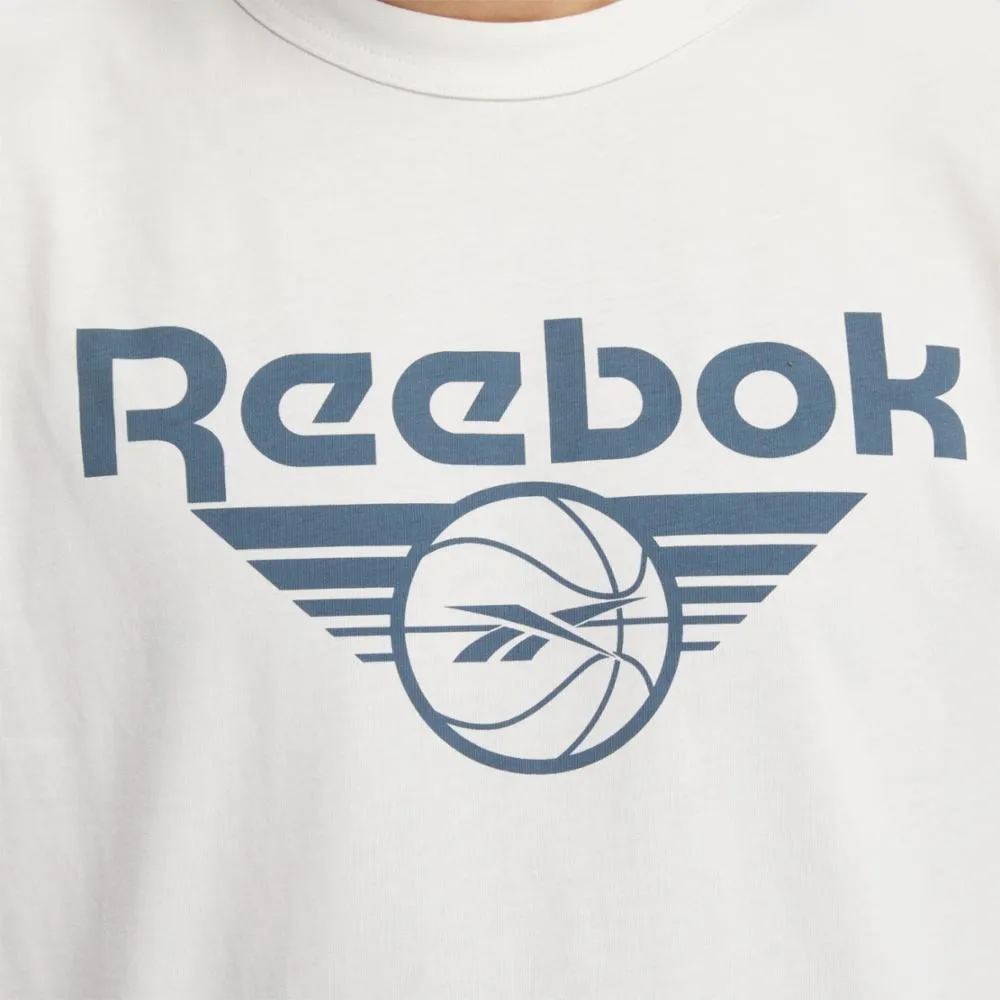 Reebok Apparel Men Basketball Brand Graphic T-Shirt CHALK sold by Reebok product image thumbnail 4