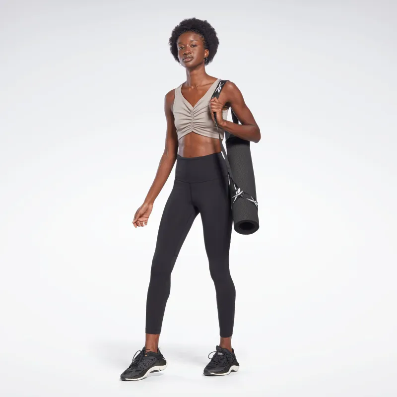 Reebok Apparel Women Studio Ruched Cropped Tank Top Bougry sold by Reebok