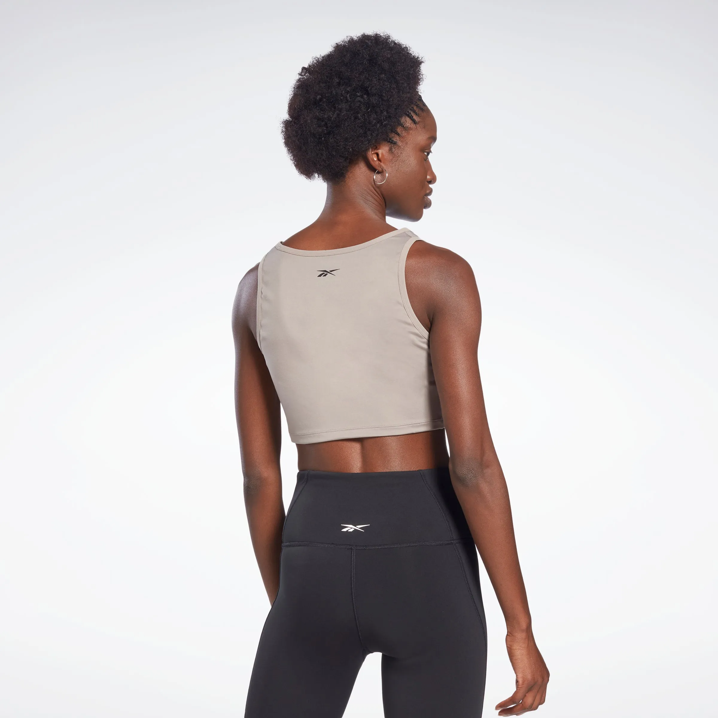 Reebok Apparel Women Studio Ruched Cropped Tank Top Bougry sold by Reebok product image thumbnail 2
