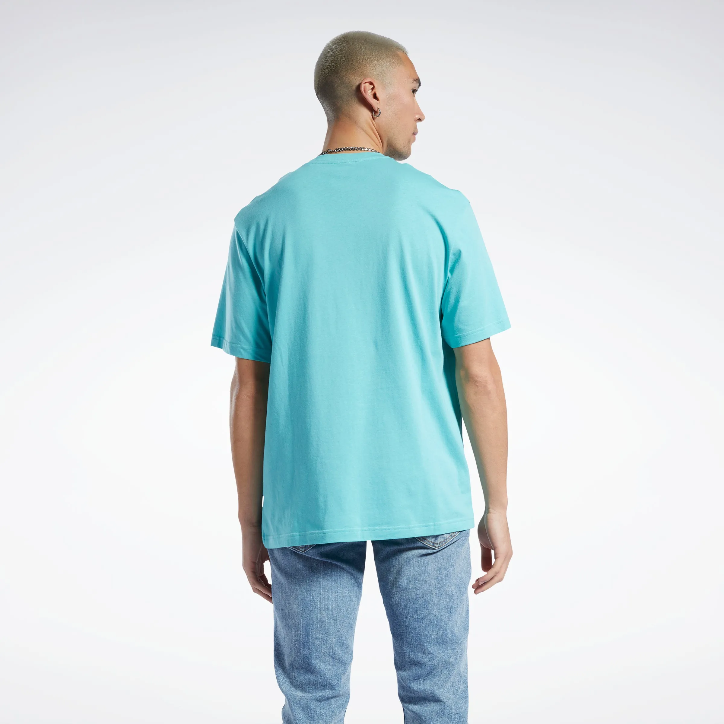Reebok Apparel Men Graphic Series Spectator Sport Vibe T-Shirt Semi Classic Teal sold by Reebok product image thumbnail 3