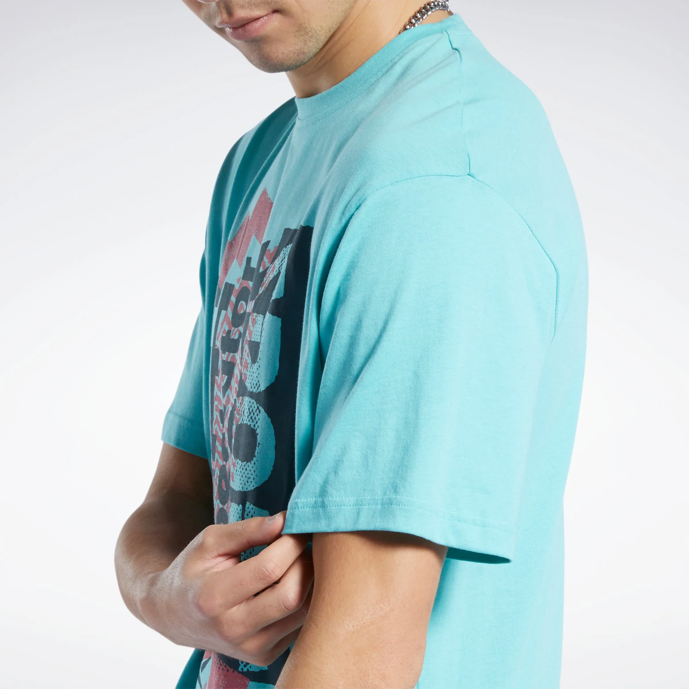 Reebok Apparel Men Graphic Series Spectator Sport Vibe T-Shirt Semi Classic Teal sold by Reebok product image thumbnail 5