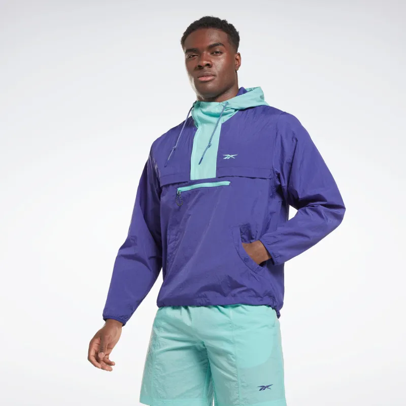 Reebok Apparel Men Lightweight Woven Parka Jacket Bold Purple sold by Reebok