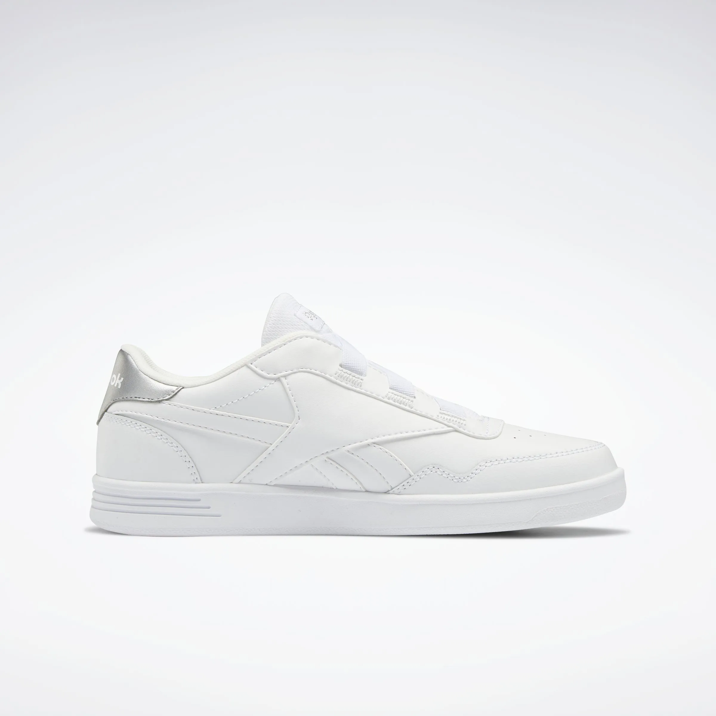Reebok Footwear Women Reebok Royal Techque T Elastic Shoes White/Silver Met./White sold by Reebok product image thumbnail 2