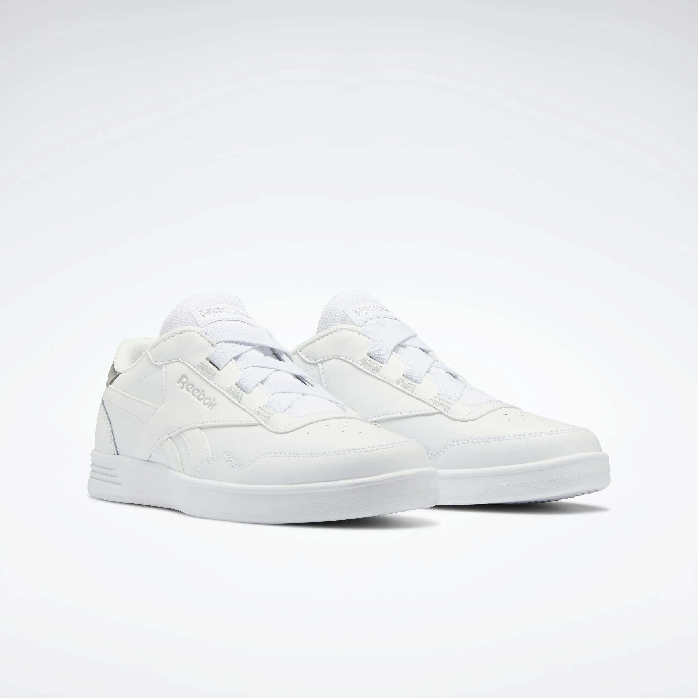 Reebok Footwear Women Reebok Royal Techque T Elastic Shoes White/Silver Met./White sold by Reebok product image thumbnail 3