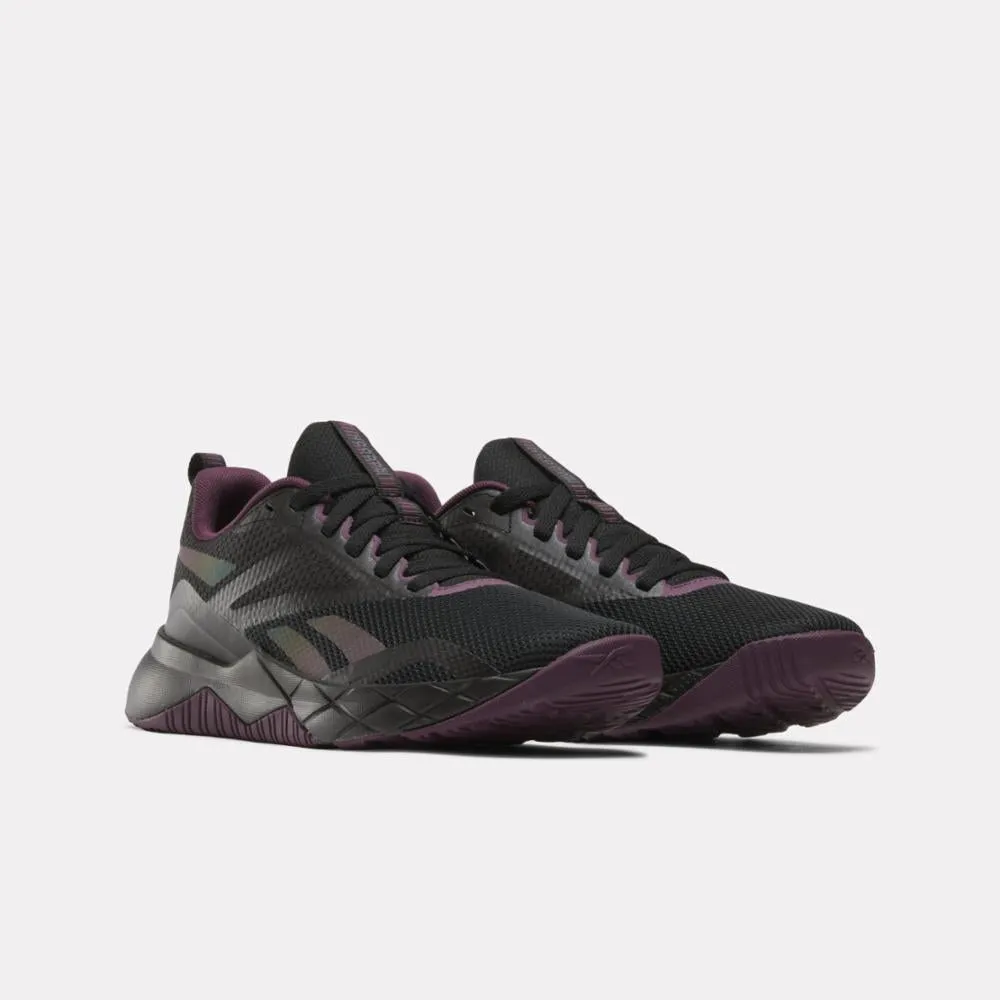 Reebok Footwear Women NFX Training Shoes BLACK/MIDNIGHT PLUM/FOOTWEAR W sold by Reebok product image thumbnail 2