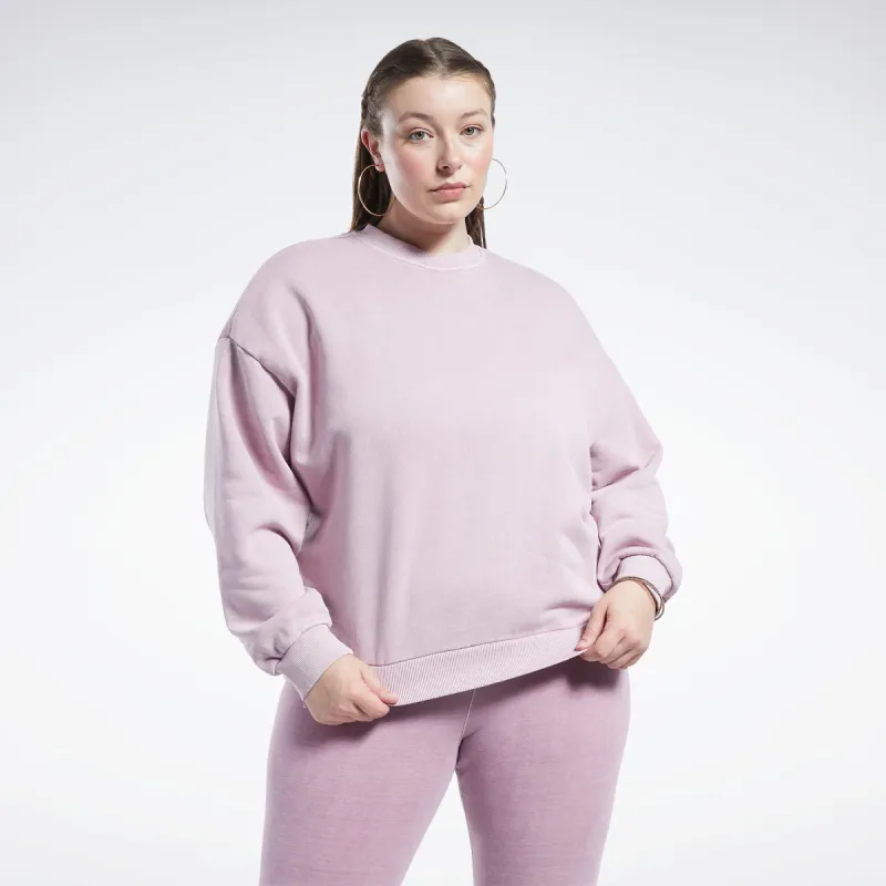 Reebok Apparel Women Classics Natural Dye Sweatshirt (Plus Size) Inflil made by Reebok