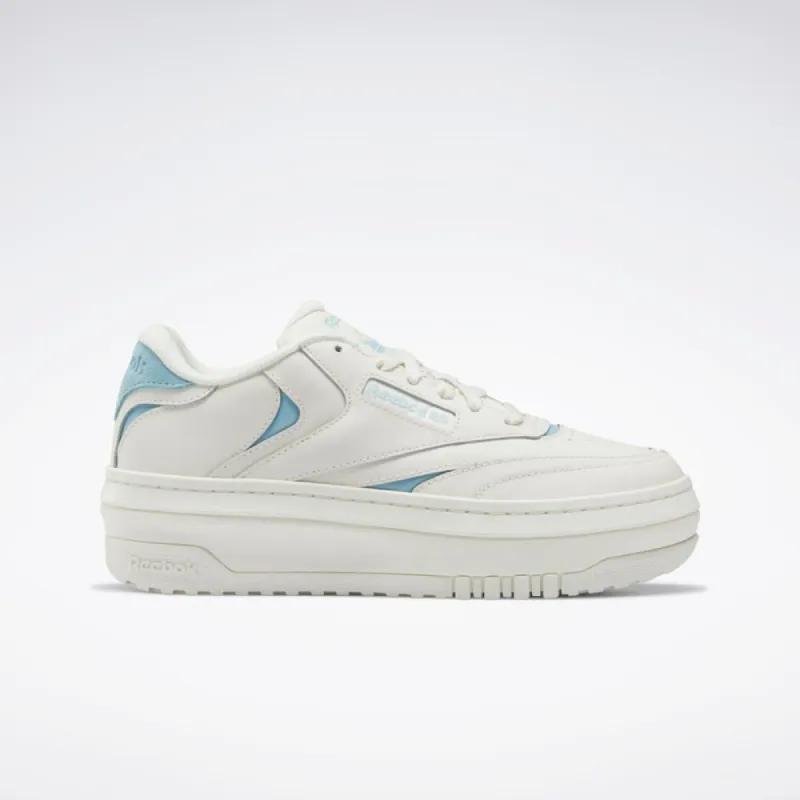 Reebok Footwear Women Club C Extra CHALK/BLUPEA/CHALK sold by Reebok