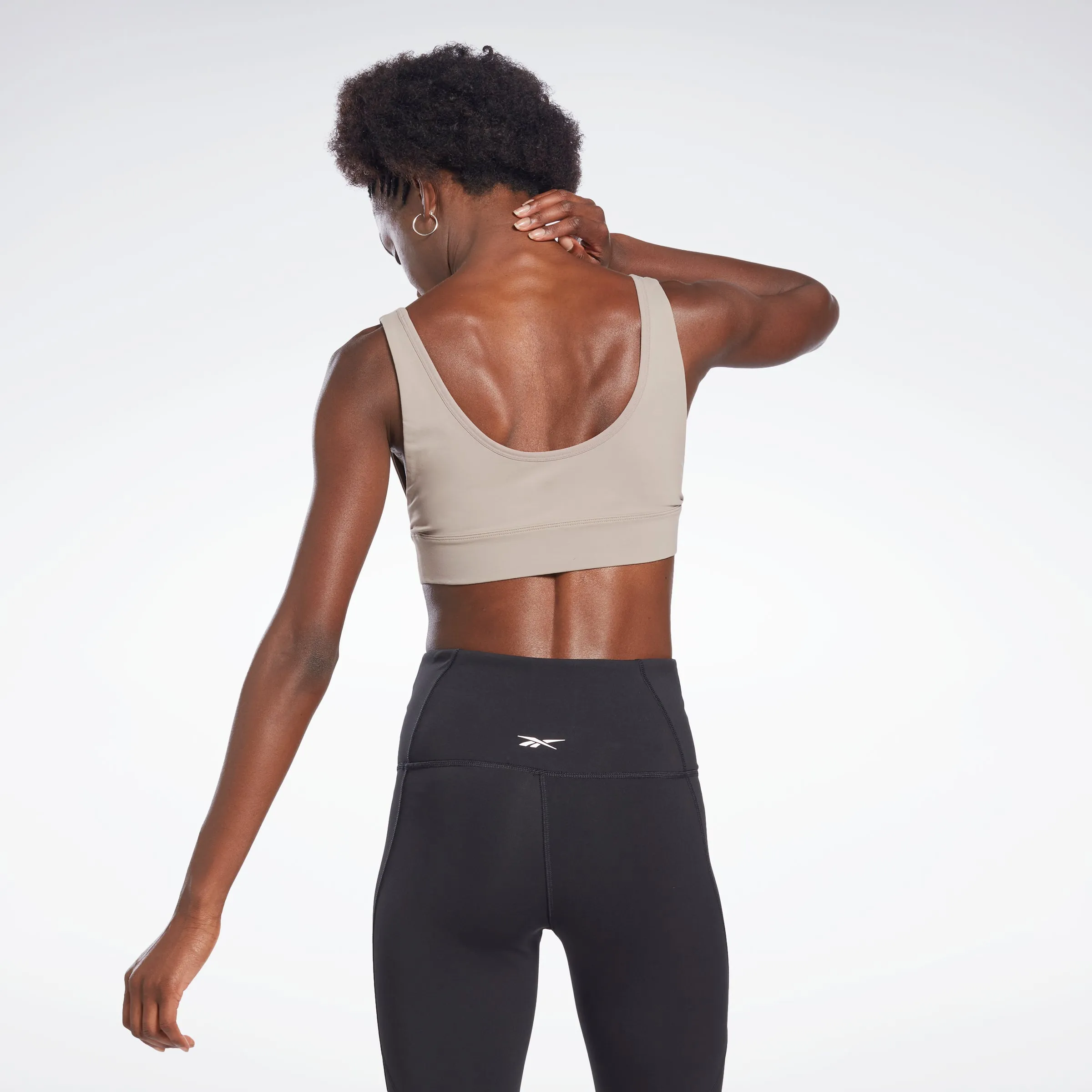 Reebok Apparel Women Studio Reebok Stripped Minimalist Bra Bougry sold by Reebok product image thumbnail 2