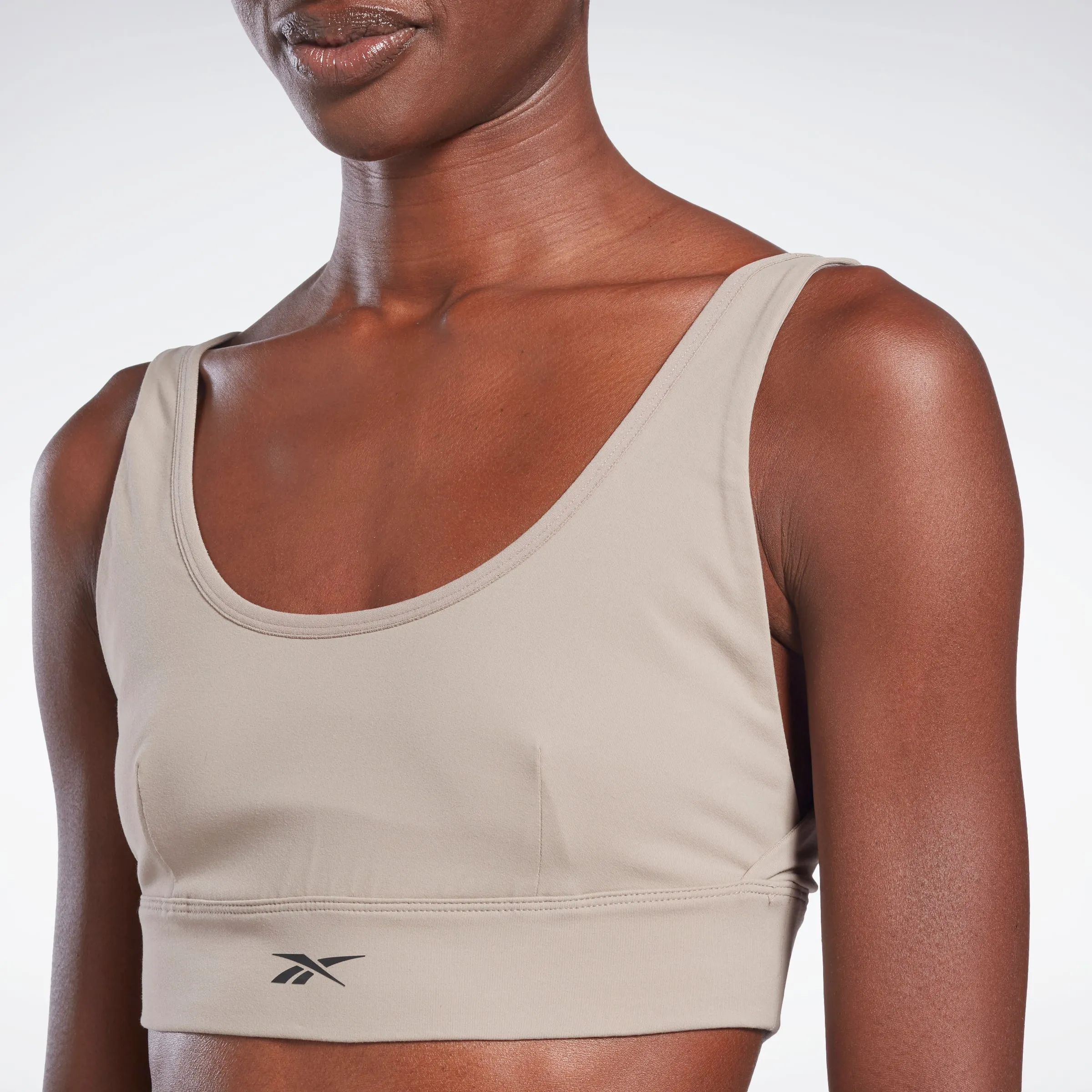Reebok Apparel Women Studio Reebok Stripped Minimalist Bra Bougry sold by Reebok product image thumbnail 3