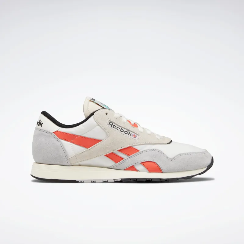 Reebok Footwear Men Classic Nylon Vintage Shoes Chalk/Pugry3/Cblack sold by Reebok