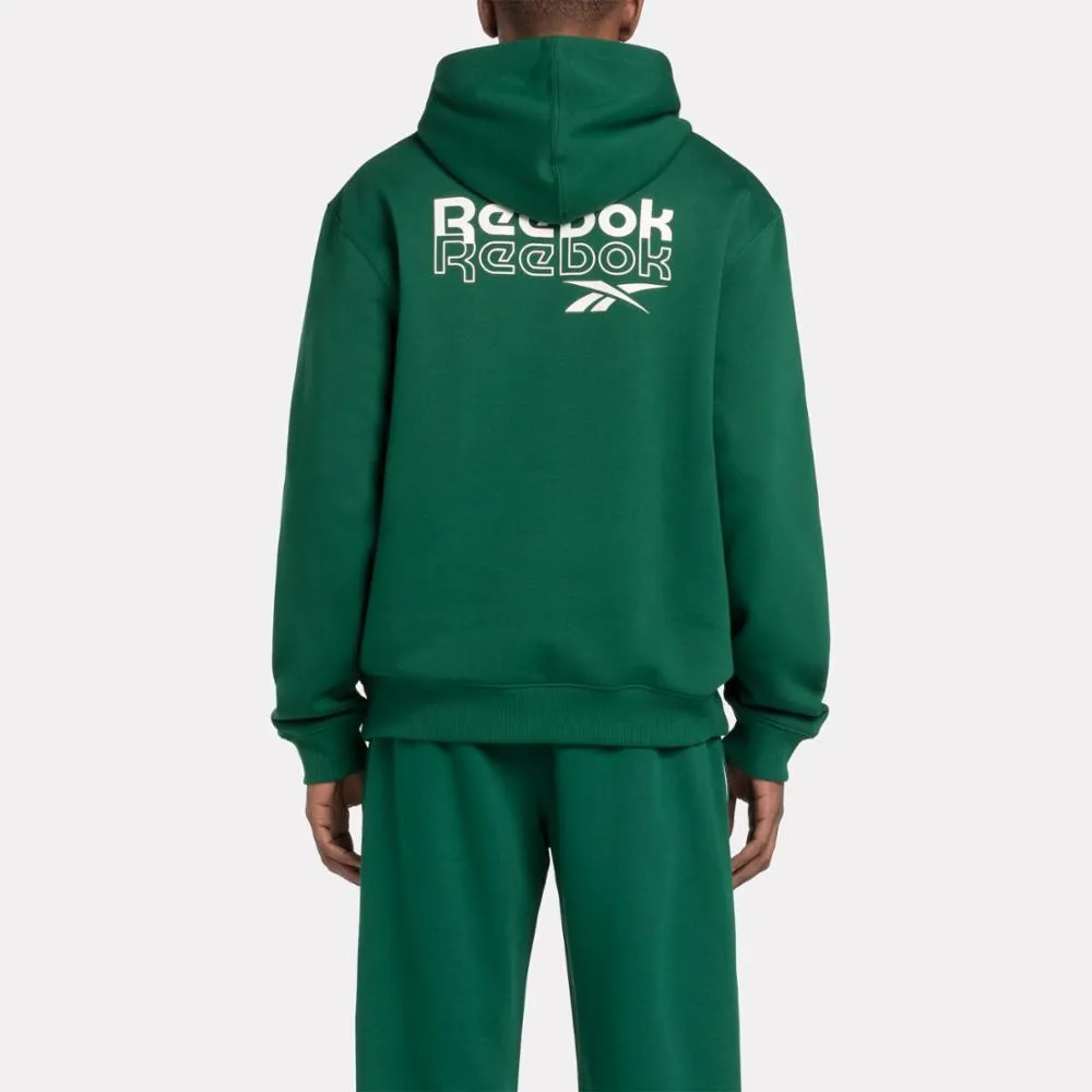 Reebok Apparel Men Reebok Identity Brand Proud Hoodie DRKGRN sold by Reebok product image thumbnail 3