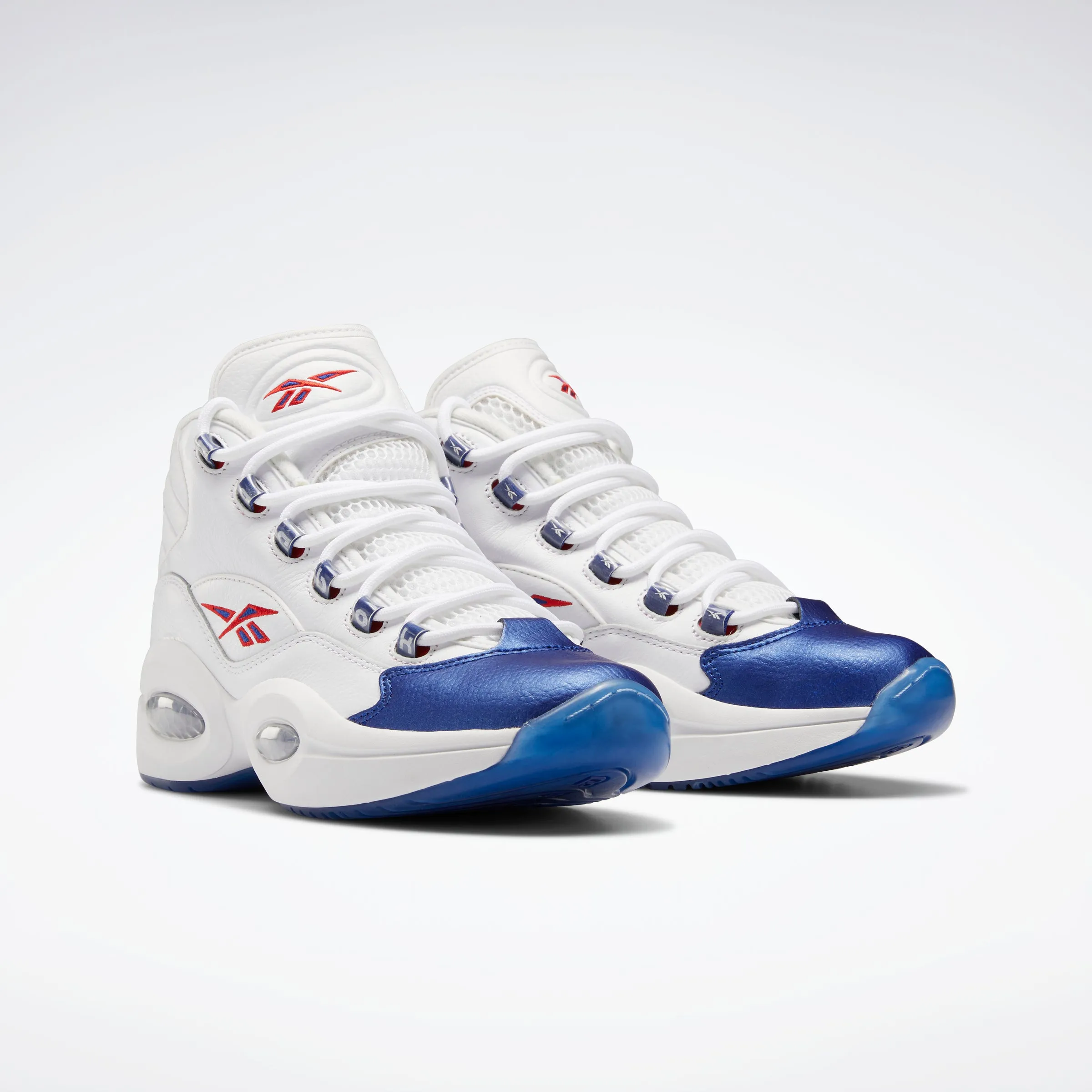 Reebok Footwear Men Question Mid Shoes Ftwwht/Clacob/Clear sold by Reebok product image thumbnail 3