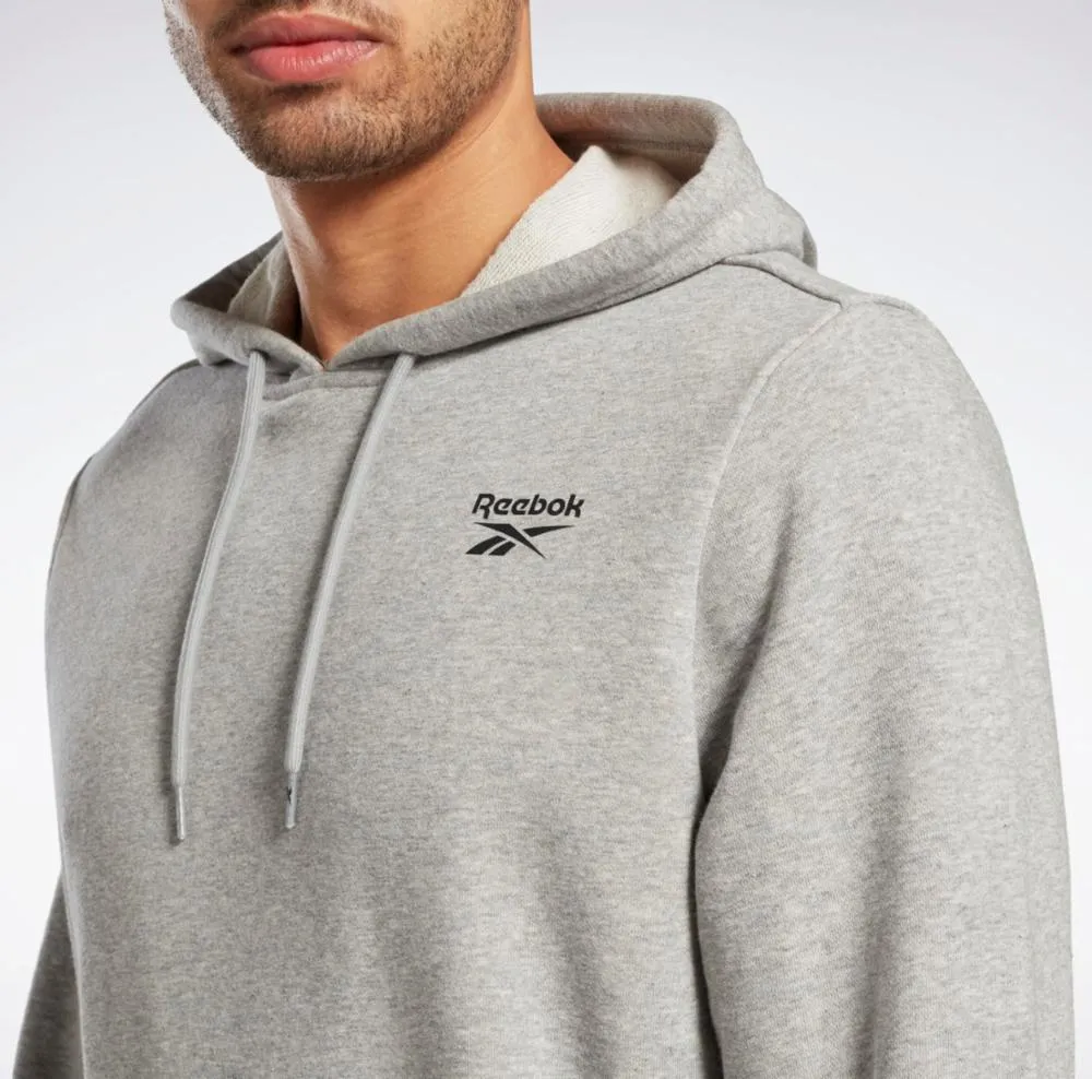 Reebok Apparel Men Reebok Identity French Terry Logo Pullover Hoodie MEDIUM GREY HEATHER sold by Reebok product image thumbnail 4