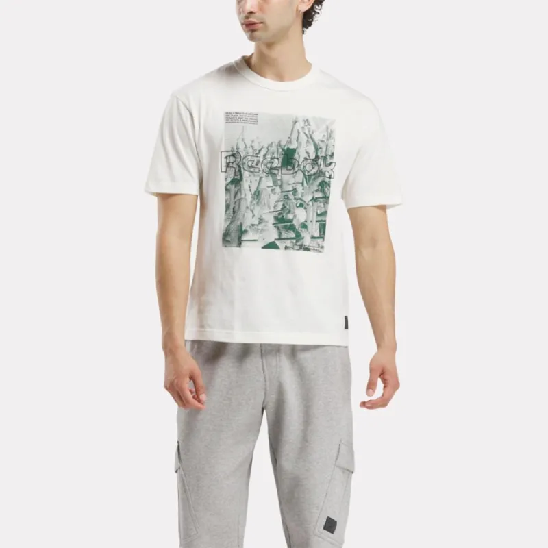 Reebok Apparel Men Team Tradition Short Sleeve T-Shirt CHALK sold by Reebok