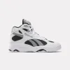 Reebok Footwear Men ATR Pump Vertical Basketball Shoes FTWWHT/CBLACK/PUGRY4 sold by Reebok