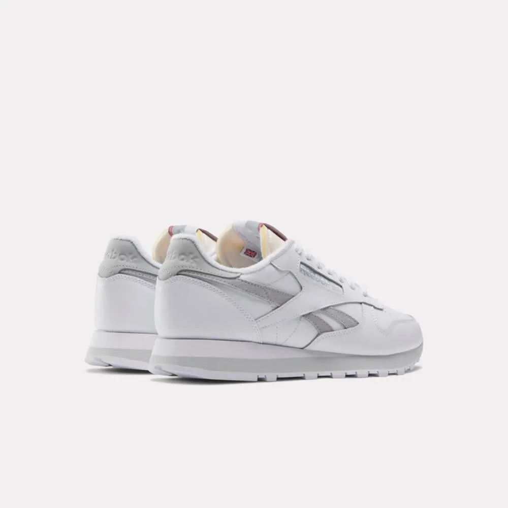 Reebok Footwear Men Classic Leather Shoes FTWWHT/PUGRY3/PUGRY2 sold by Reebok product image thumbnail 3