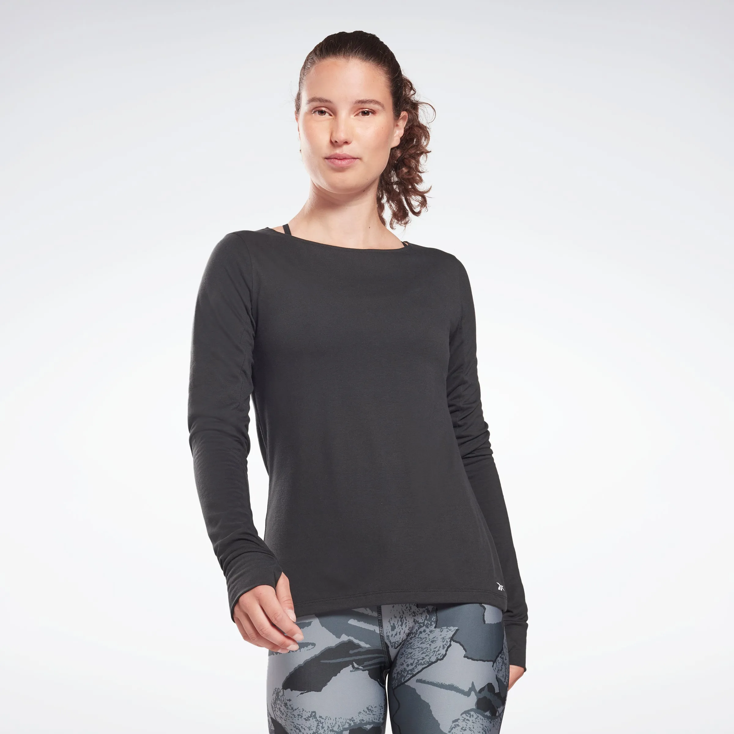 Reebok Apparel Women Workout Ready Supremium Long-Sleeve Top T-Long-Sleeve Top Nghblk sold by Reebok