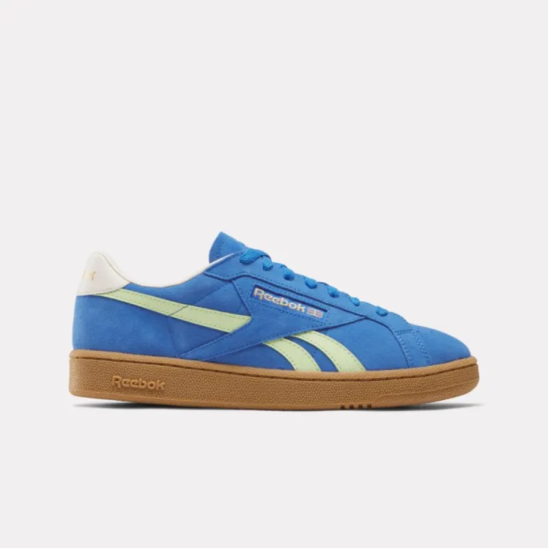 Reebok Footwear Men Club C Grounds UK Shoes KINETICBLUE/ASTROLIME/VINTAGEC sold by Reebok