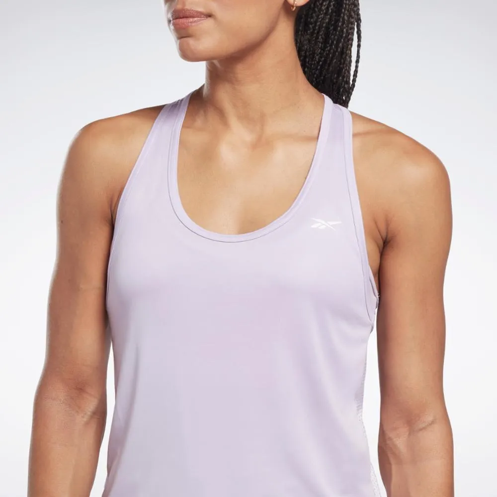 Reebok Apparel Women Workout Ready Mesh Back Tank Top PUROAS sold by Reebok