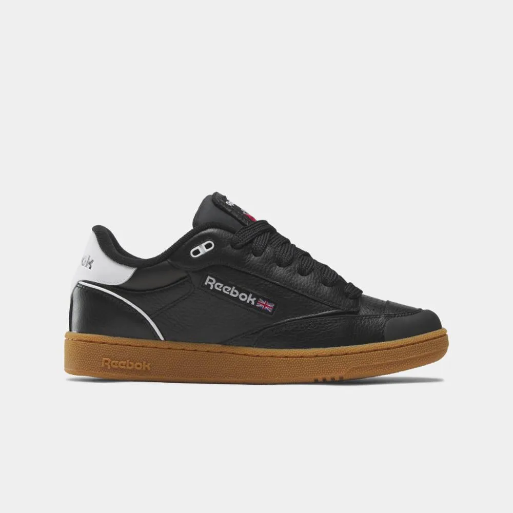 Reebok Footwear Men Club C Bulc Shoes BLK/FTWR WHT/REEBOK RUBBER GUM sold by Reebok