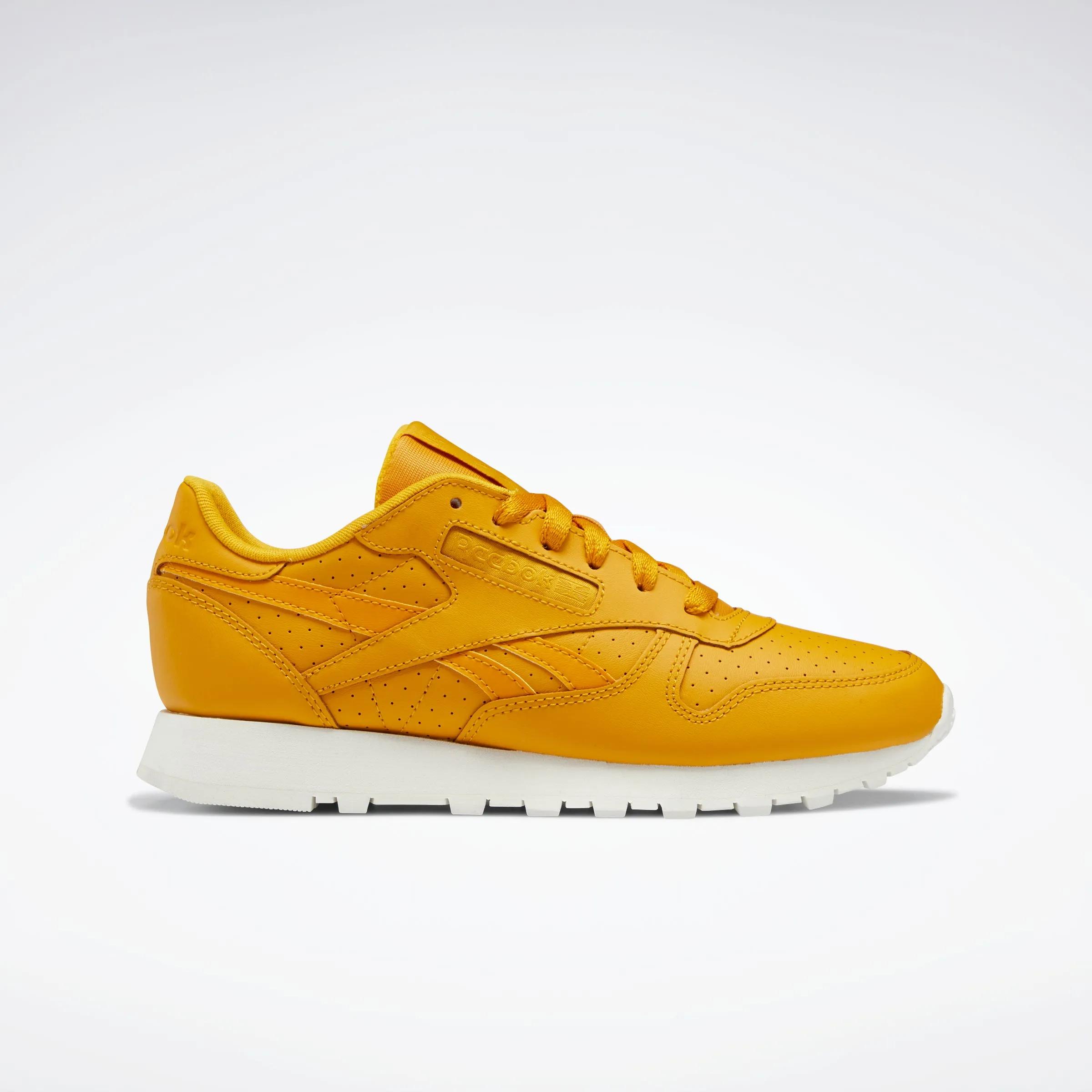 Reebok Footwear Women Classic Leather Shoes Bright Ochre/Bright Ochre/Chal sold by Reebok