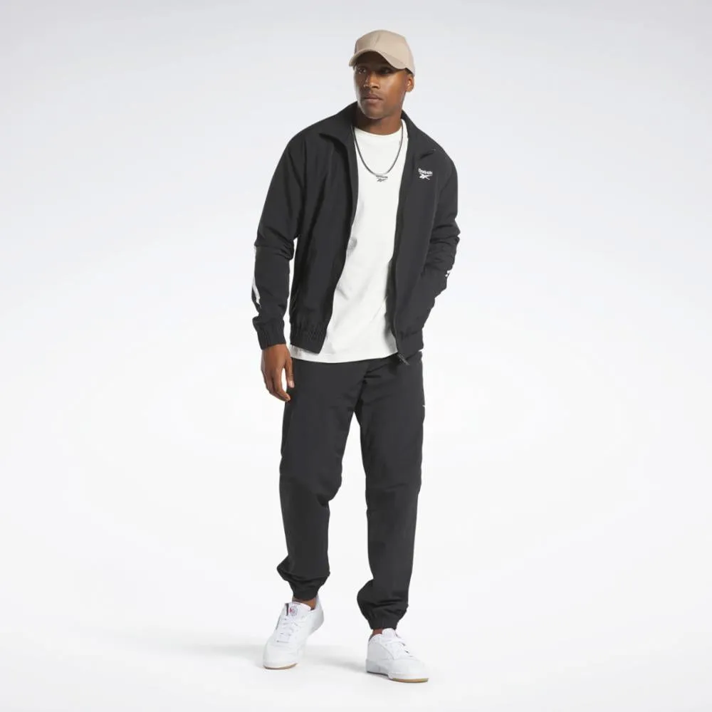 Reebok Apparel Men Classics Vector Track Top BLACK sold by Reebok product image thumbnail 2