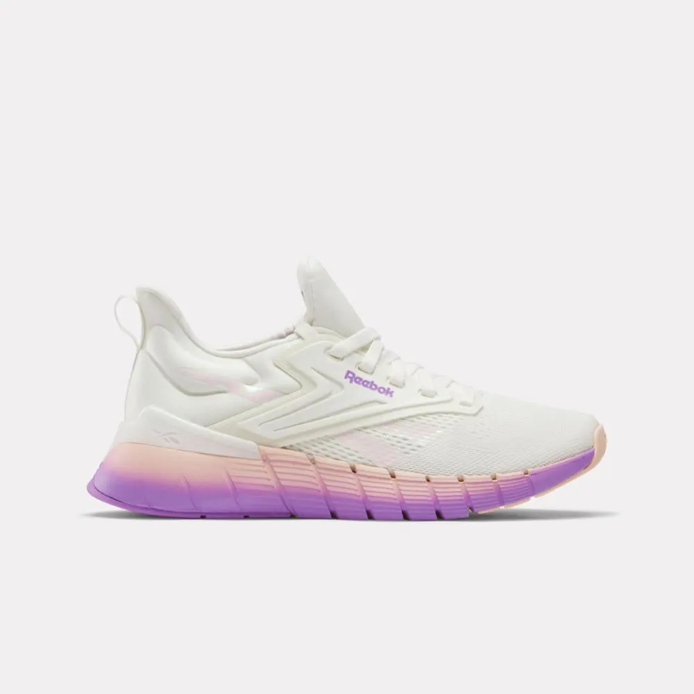 Reebok Footwear Women Nano Gym Shoes CHALK/WASHED CLAY/DGTL PURPLE sold by Reebok