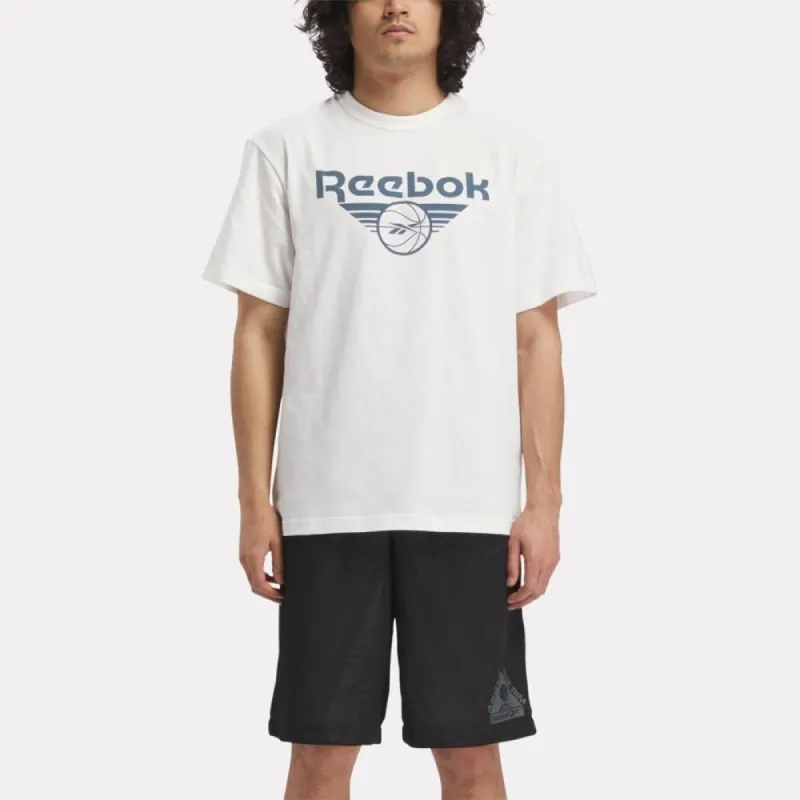Reebok Apparel Men REEBOK BASKETBALL GRAPHIC T-SHIRT CHALK sold by Reebok