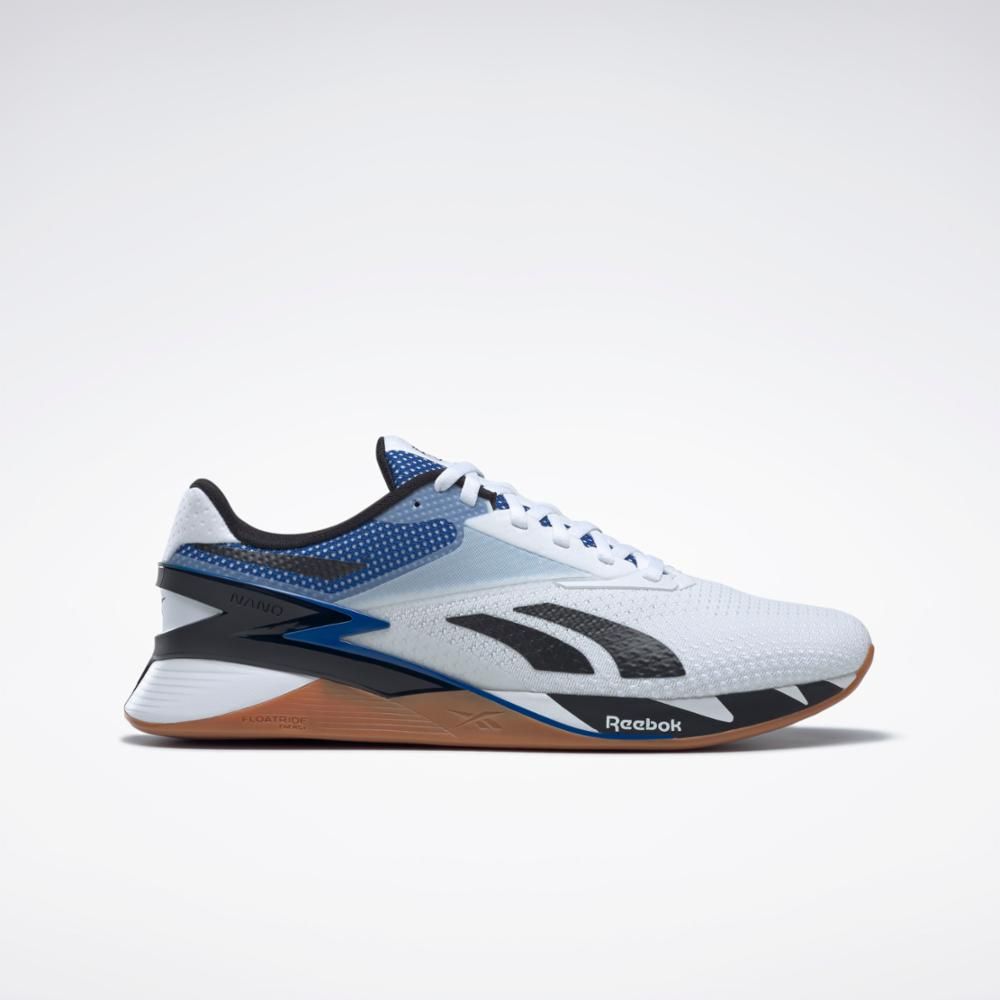Reebok Footwear Men NANO X3 FTWWHT/GLEGRN/VECBLU sold by Reebok