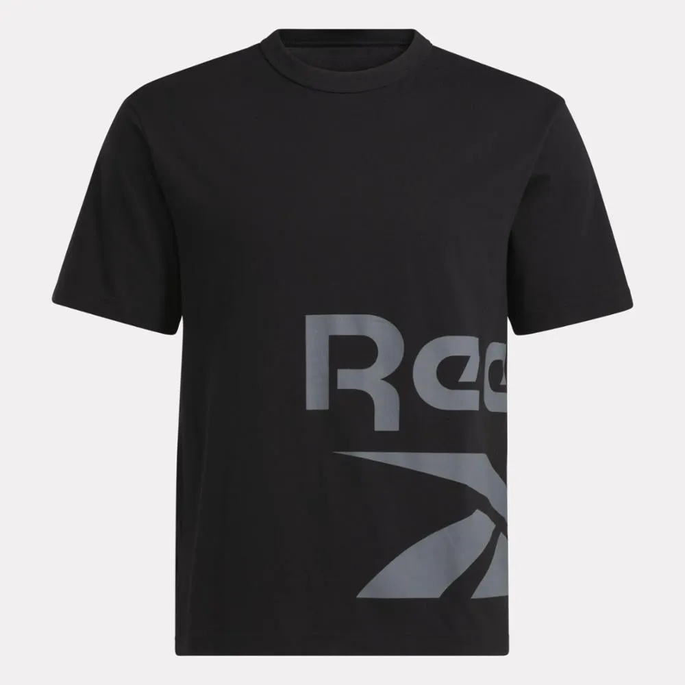 Reebok Apparel Men Graphic Series Side Vector T-Shirt BLACK sold by Reebok product image thumbnail 4