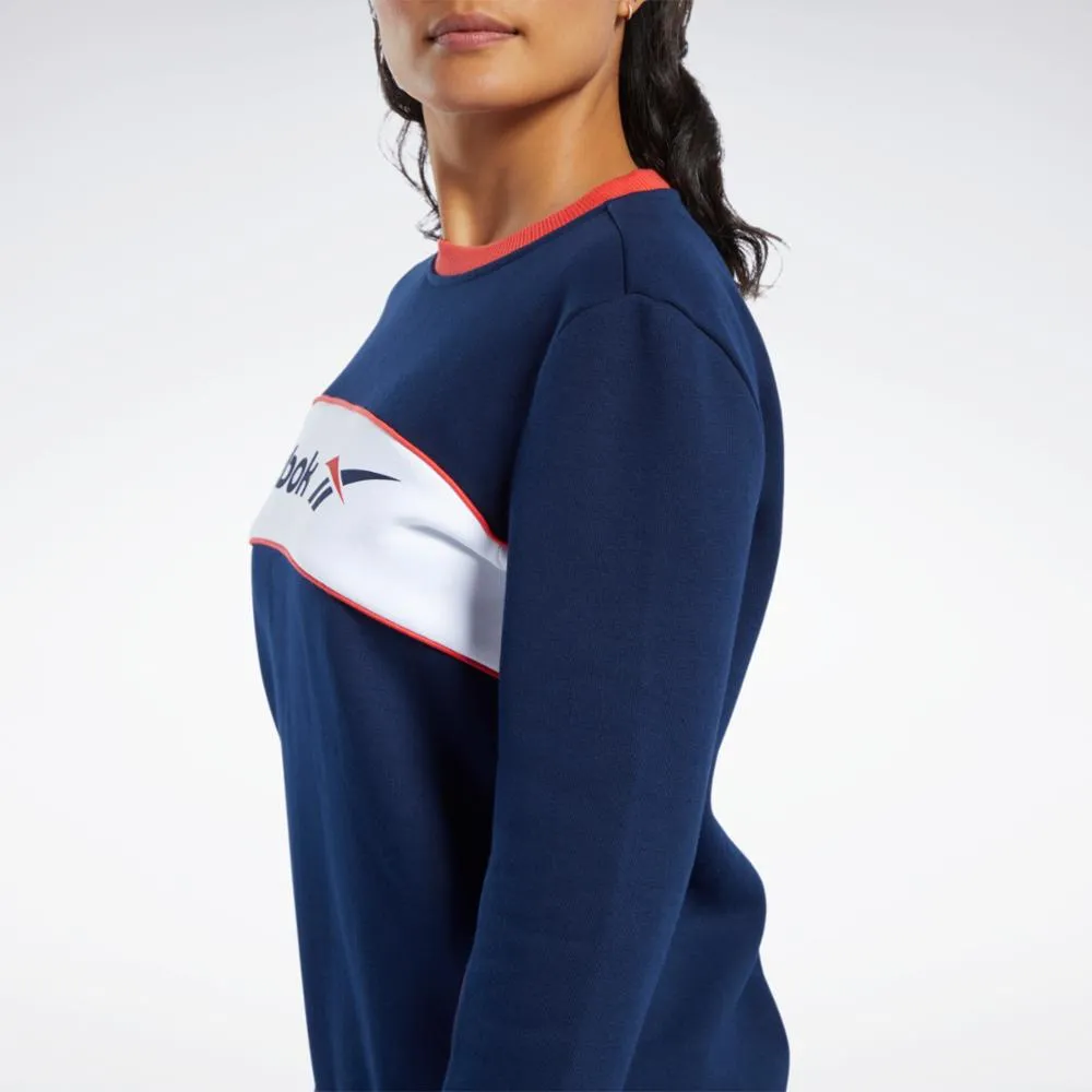 Reebok Apparel Women CL F LINEAR CREW CONAVY sold by Reebok product image thumbnail 5